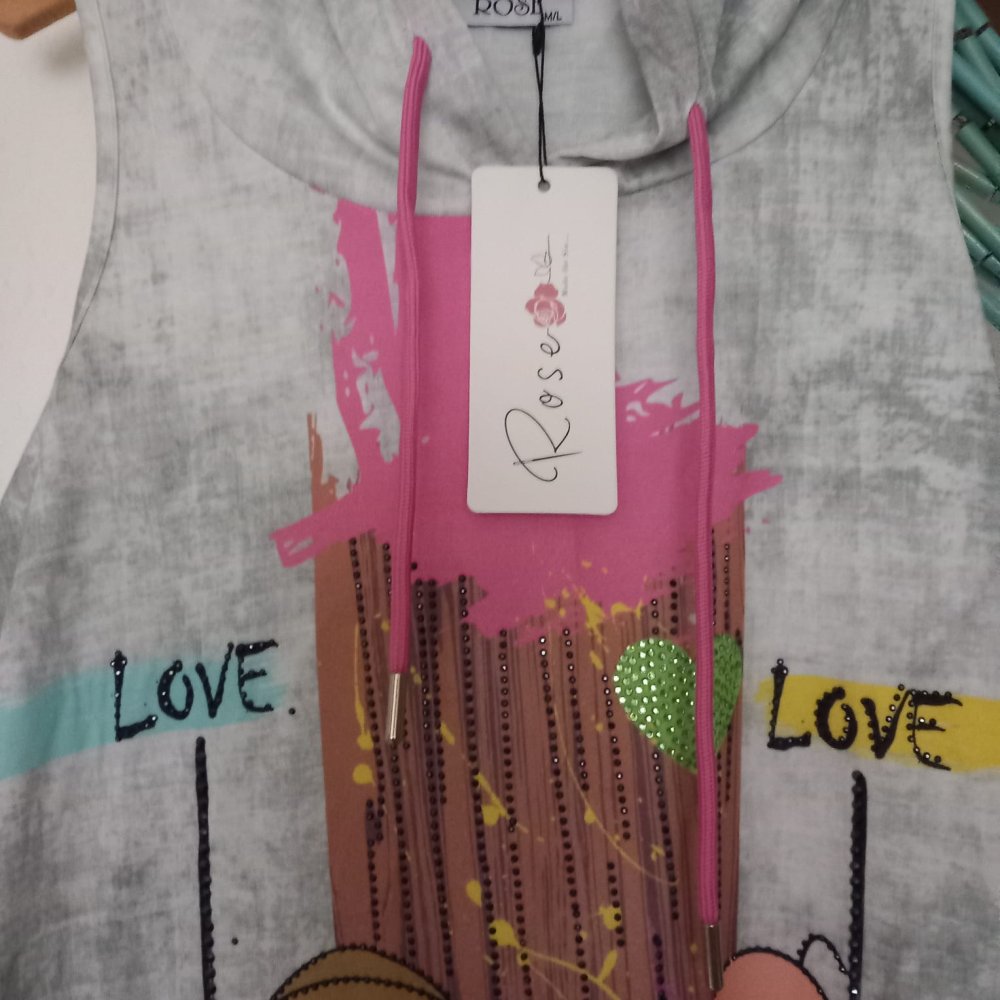 *** Neu ~ Long Shirt ~ Mini Kleid ~ Rose ***