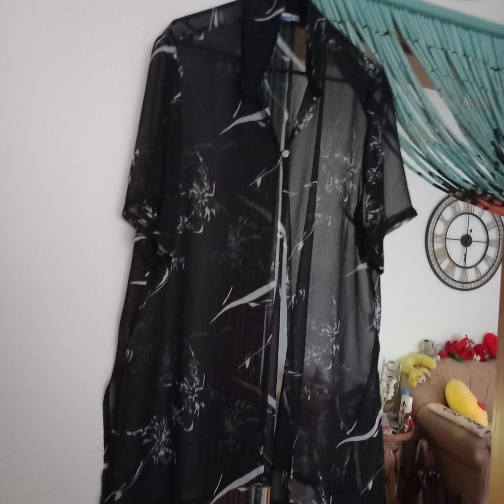 *** Chiffon ~ Long ~ Bluse ***