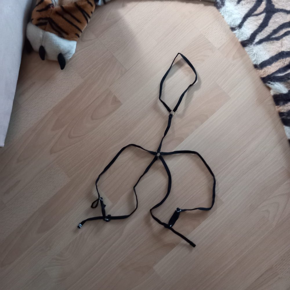 *** Neu Harnes Black Body Belt Kinky Goth ***