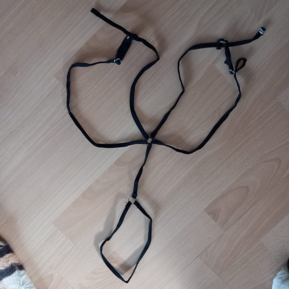 *** Neu Harnes Black Body Belt Kinky Goth ***