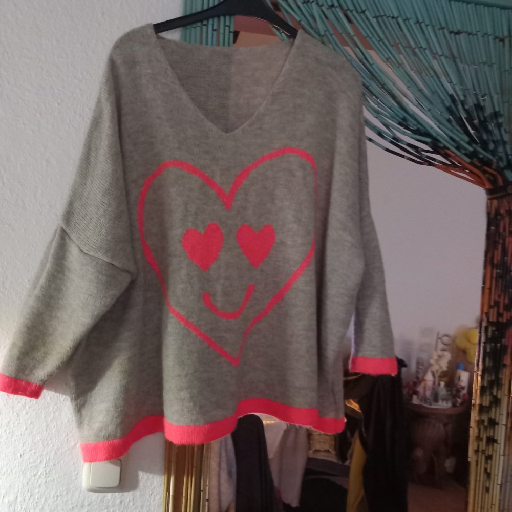 *** Oversize ~ Pullover ~ Strickpullover ~ Smile ***