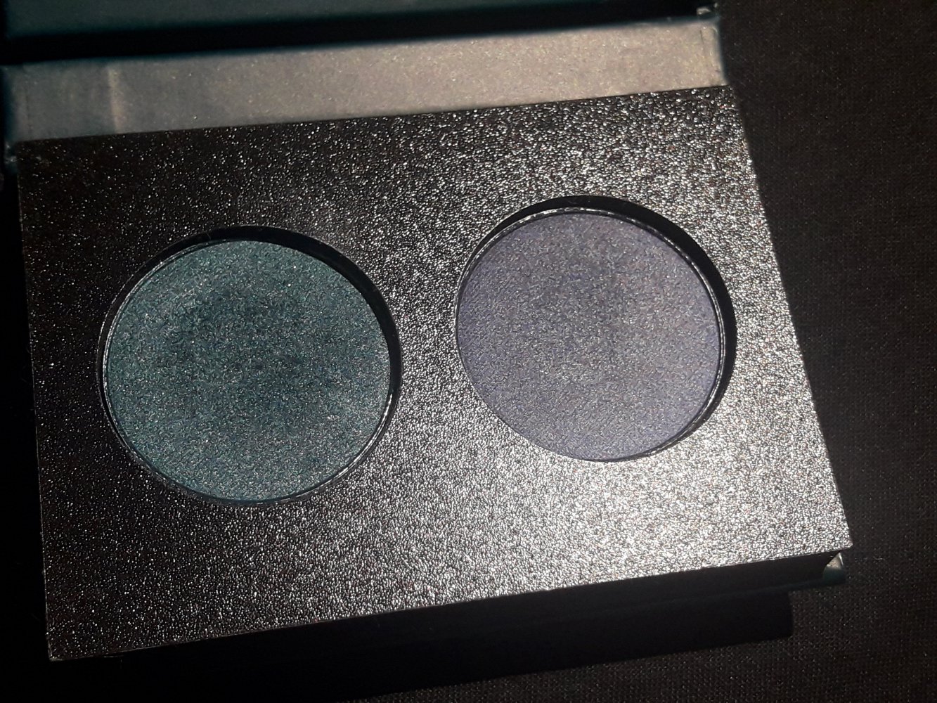 *letzte Chance* Lidschatten Yves Rocher dunkelblau petrol Eyeshadow Duo Shimmery Color Palette