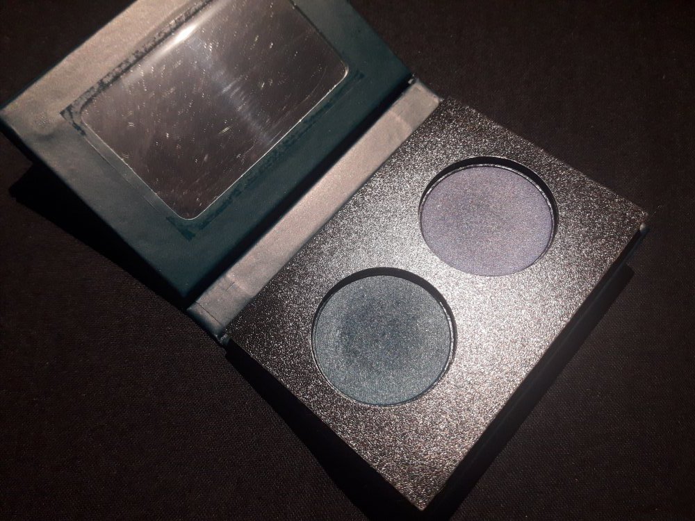 *letzte Chance* Lidschatten Yves Rocher dunkelblau petrol Eyeshadow Duo Shimmery Color Palette