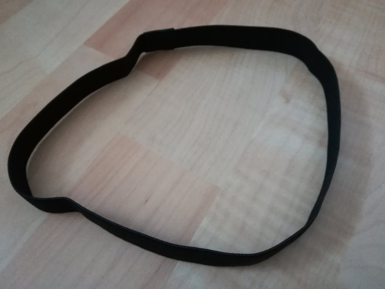 Schwarzes Haarband 50 cm 