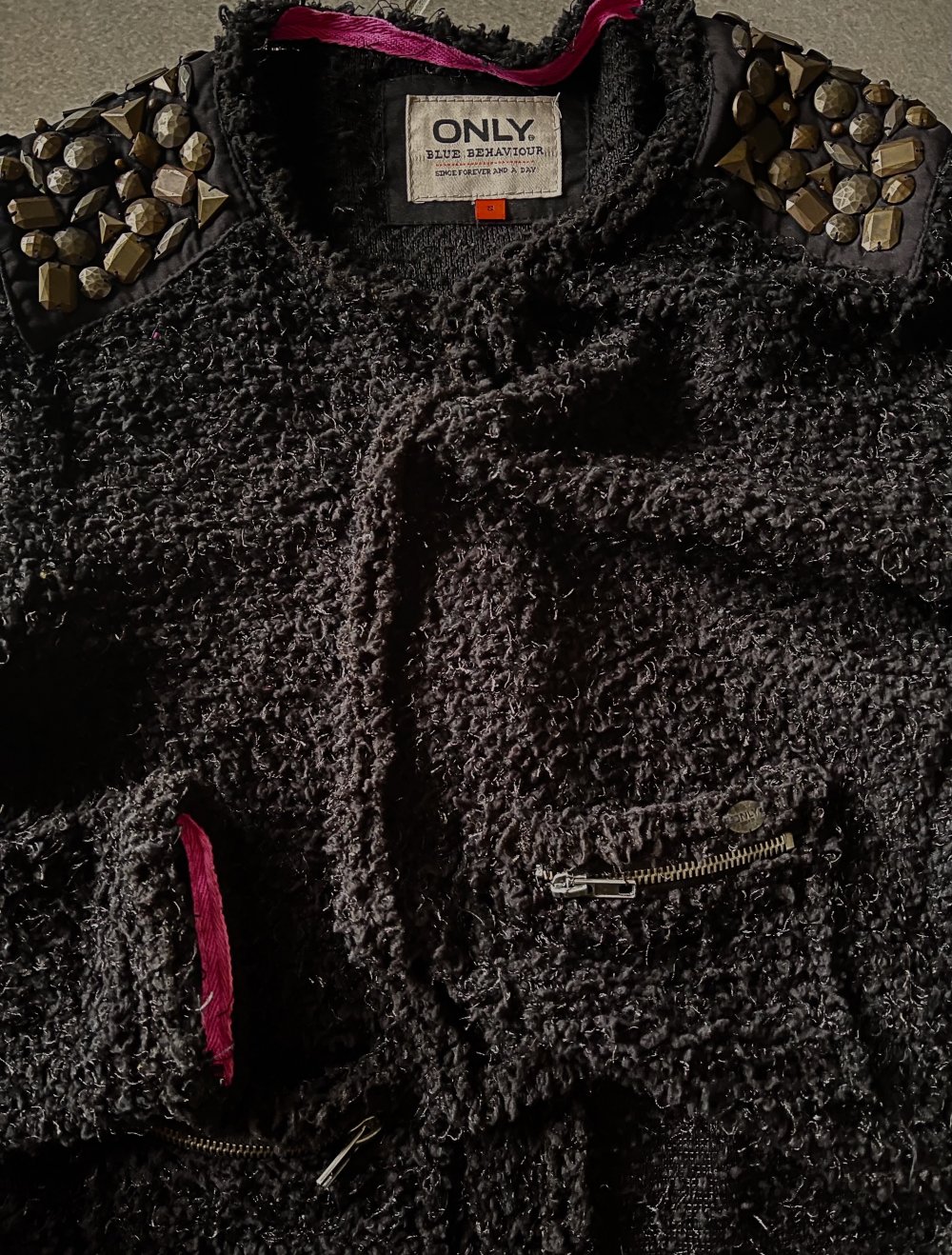 Only Boucle Jacke Gr.S