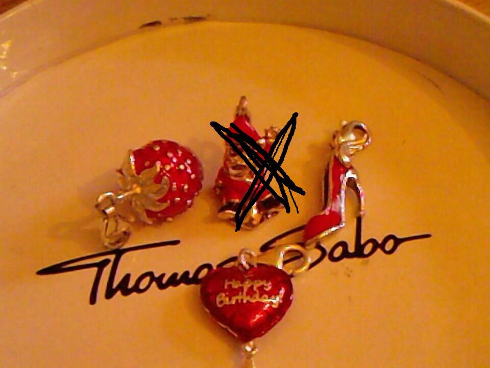 4 Thomas Sabo Anhänger Charms Original Erdbeere Nikolaus Pumps Herz