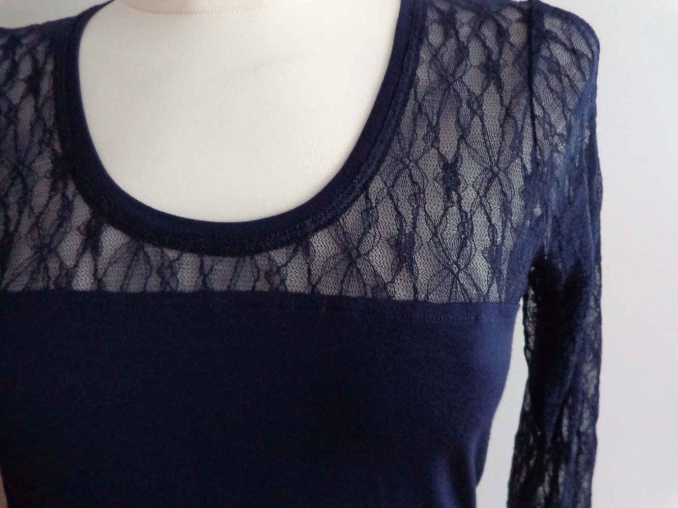 Shirt mit Spitze