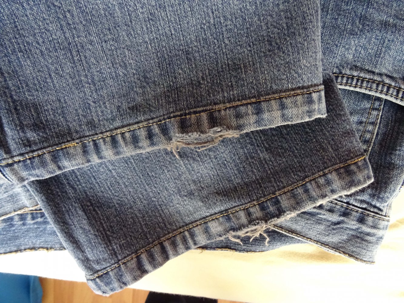 blaue Jeans