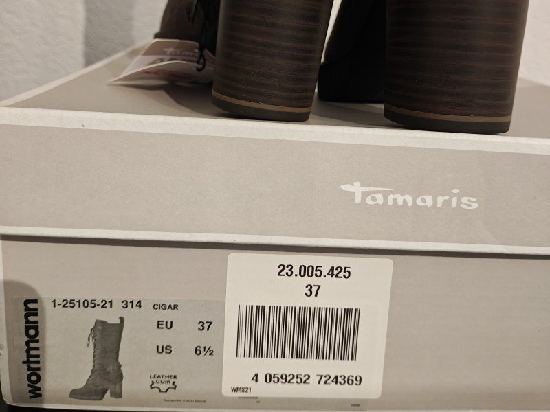 Tamaris Stiefel Stiefeletten mit Absatz, gefüttert