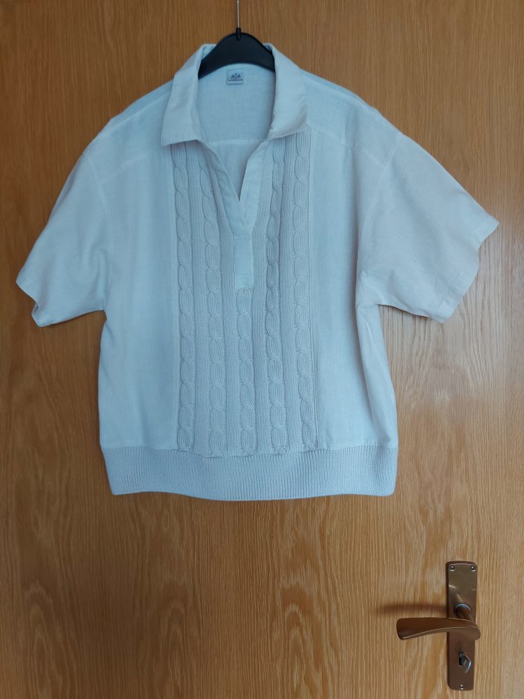 Shirt mit Strickeinsatz