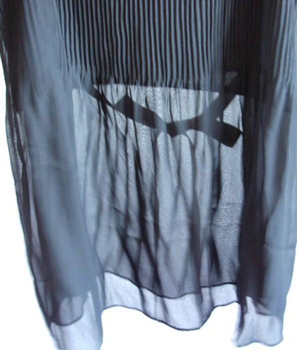 Top schwarz transparent Gothic Gr. S