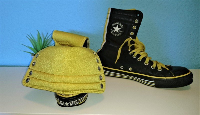 Gefütterte Converse Chucks aus Echtleder 
