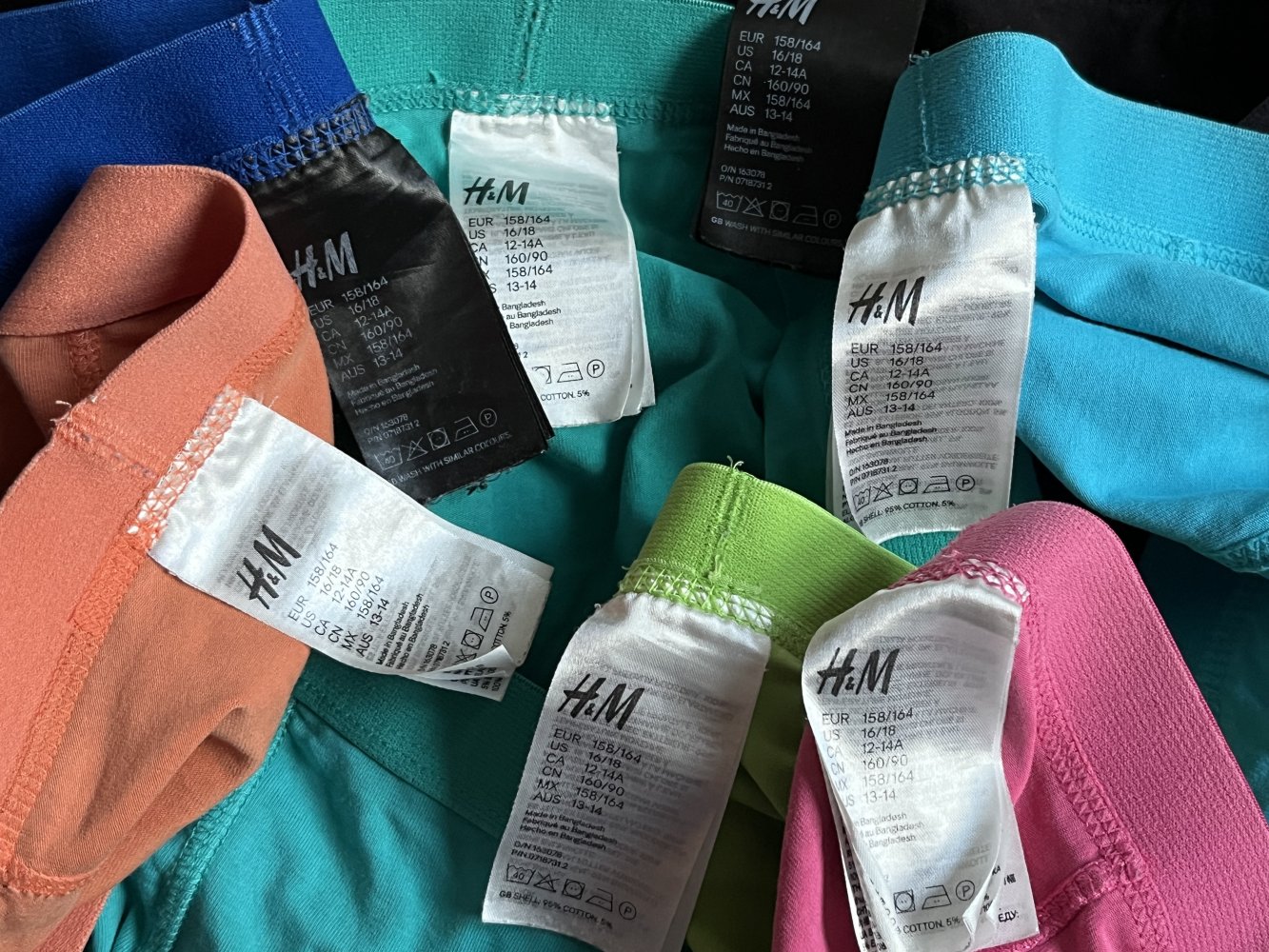 H&M Slipboxer Set 158/164 Trunks Unterhosen 