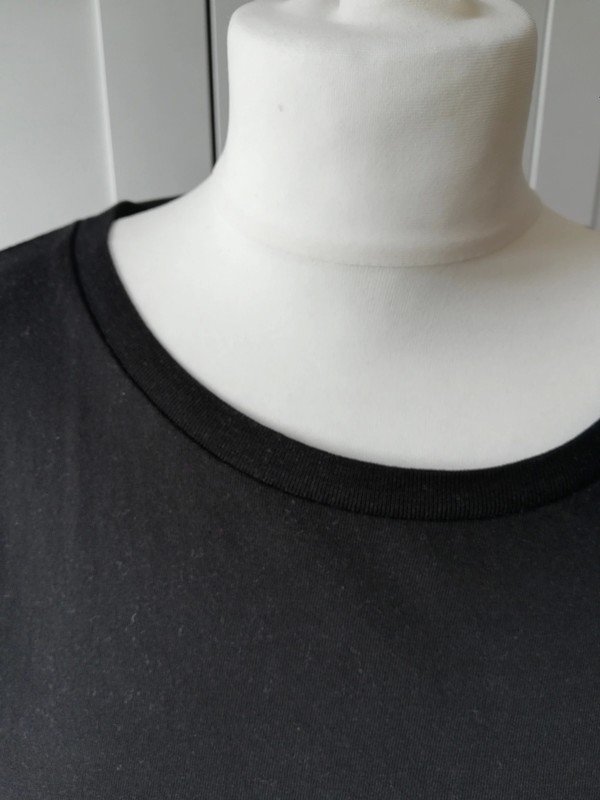 H&M Basic Baumwoll-Shirt Gr. S / M schwarz