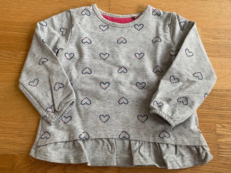 Bellybutton Herzchen-Pullover Gr. 86 bio öko