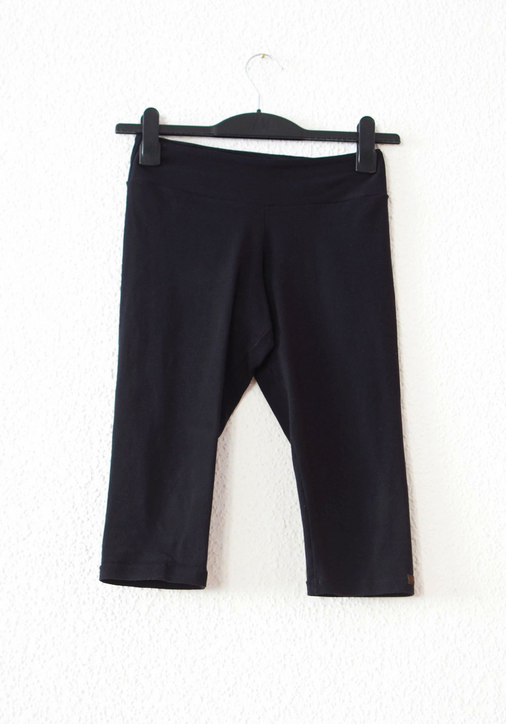 Schwarze Yogapants Shorts Gr. S M Radler Biker Yogabela Technobarbie y2k shaping