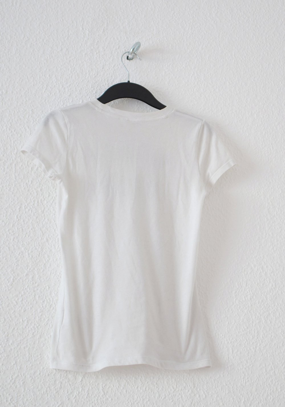 Minimalistisches Print Shirt Gr. S M 36 38 boyfriend Hollister Logo Rave capsule Technobarbie