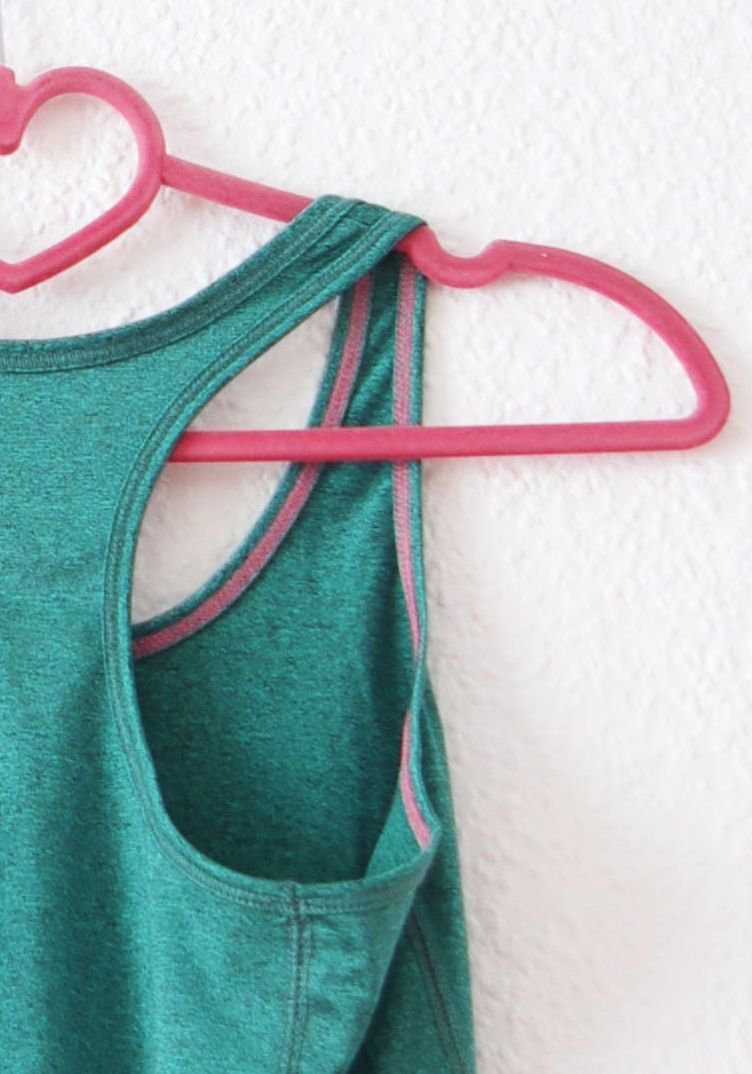 Shiny Racerback Track Top Gr. S 36 38 Yoga Rave Fitness Technobarbie Festival