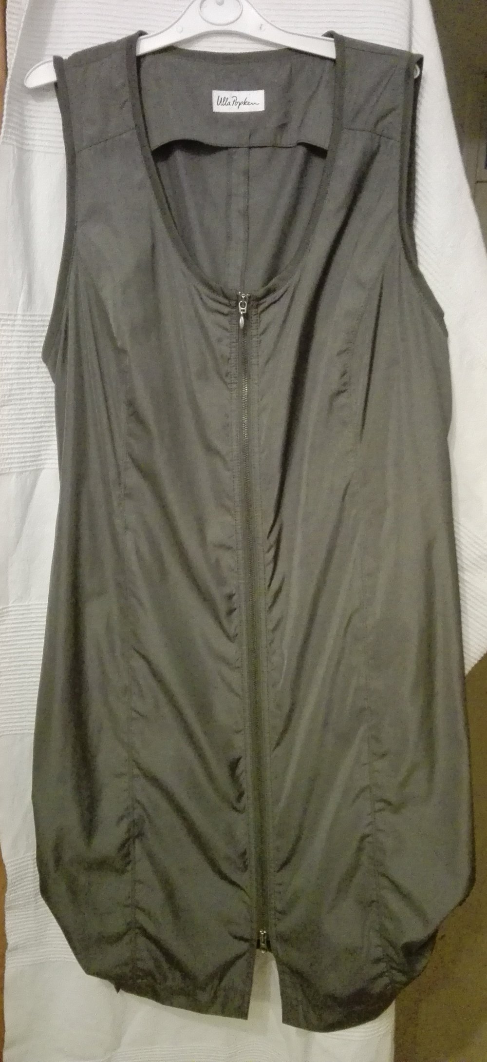 Ulla Popken Weste Kleid Khaki Gr. 54
