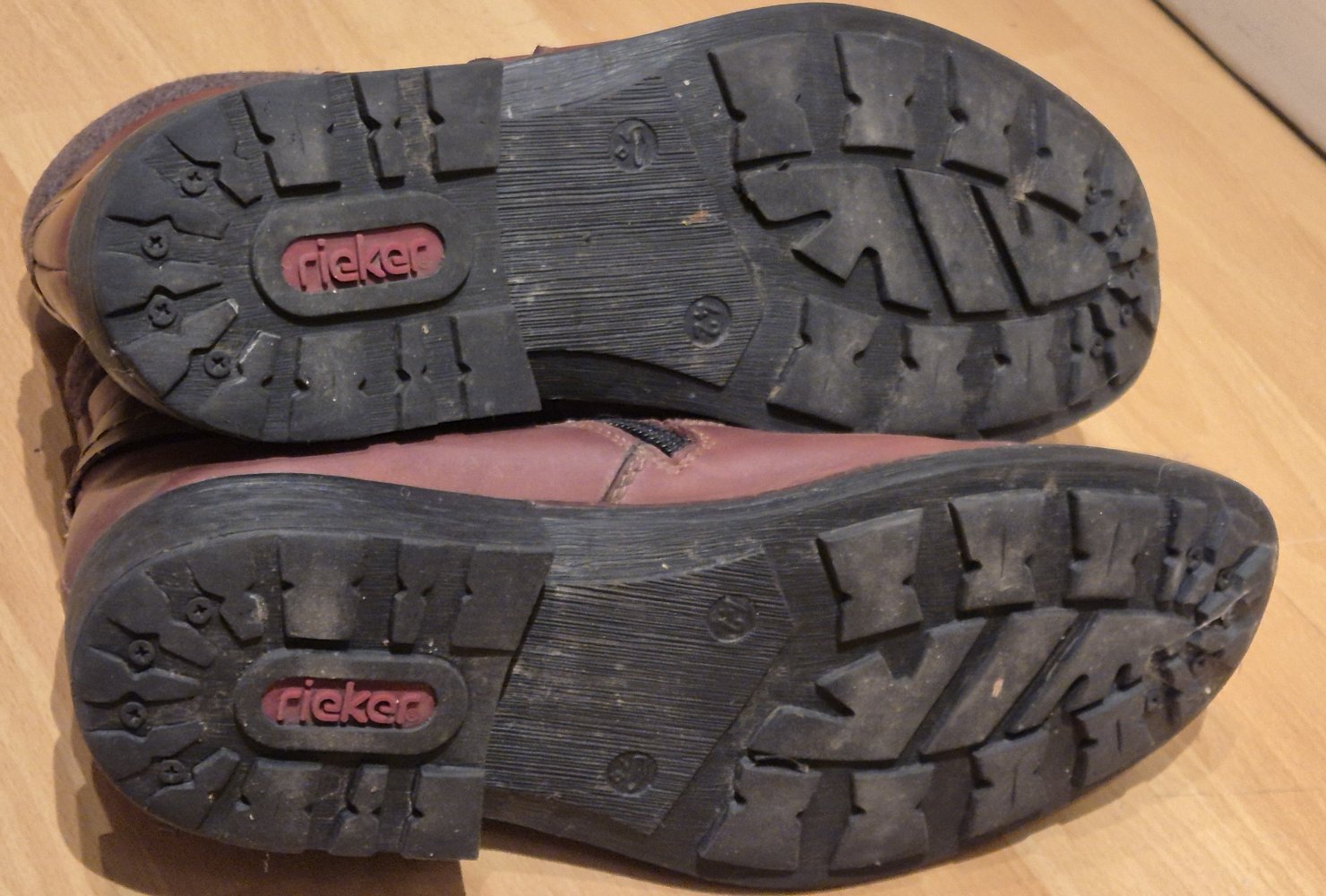 Rieker Stiefelette gefüttert braun Gr 42