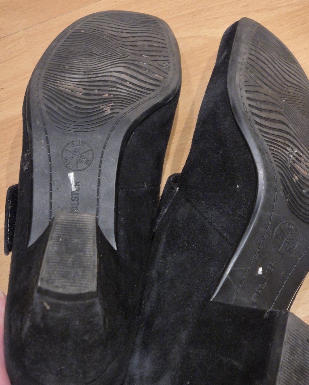 ARA Pumps Schuhe Wildleder schwarz Gr 41