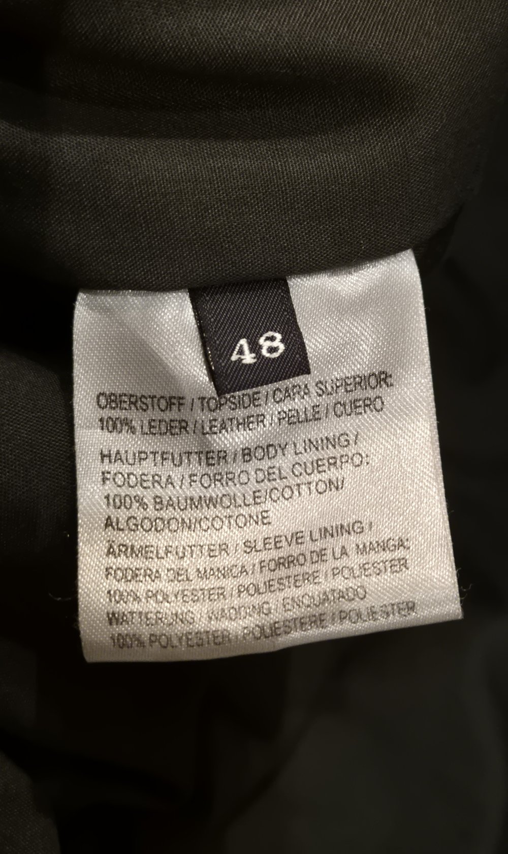 Marc O'Polo Lederjacke Herren braun used look Gr 48