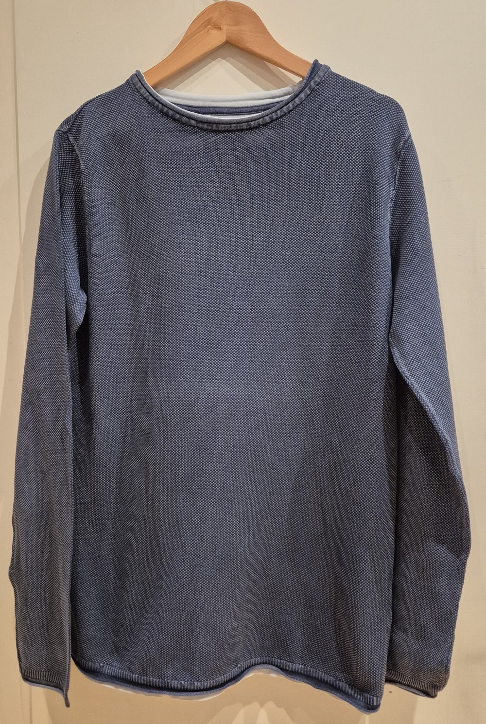 Jean Pascale Shirt Pullover Langarm blau Gr L