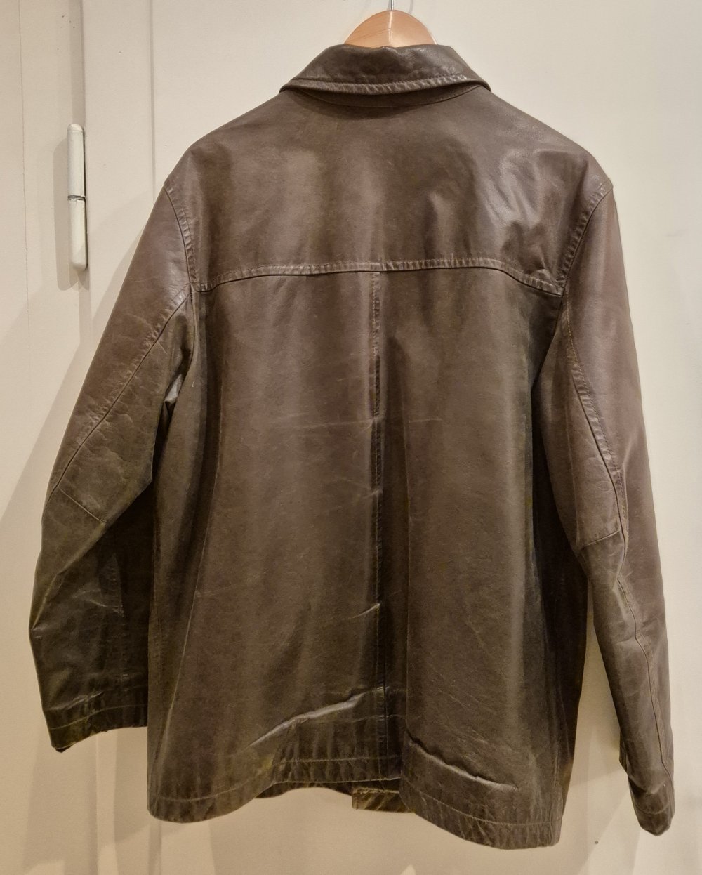 Marc O'Polo Lederjacke Herren braun used look Gr 48