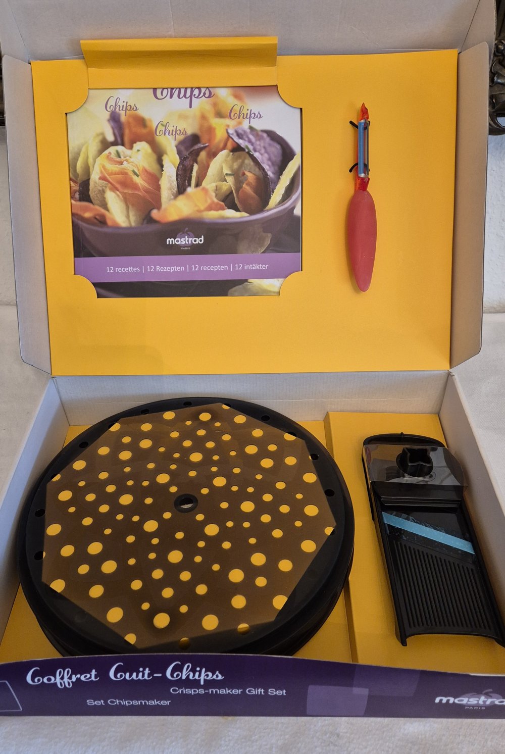 Mastrad Top Chips Set Kartoffel Knusprig Fettfrei Chipsherstellen