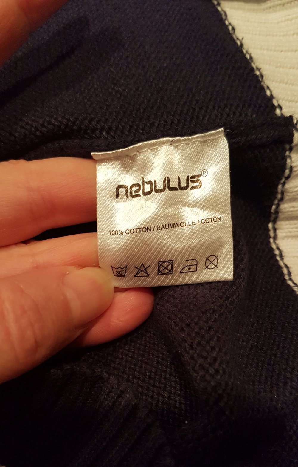 Herren Nebulus Pullover blau Gr M