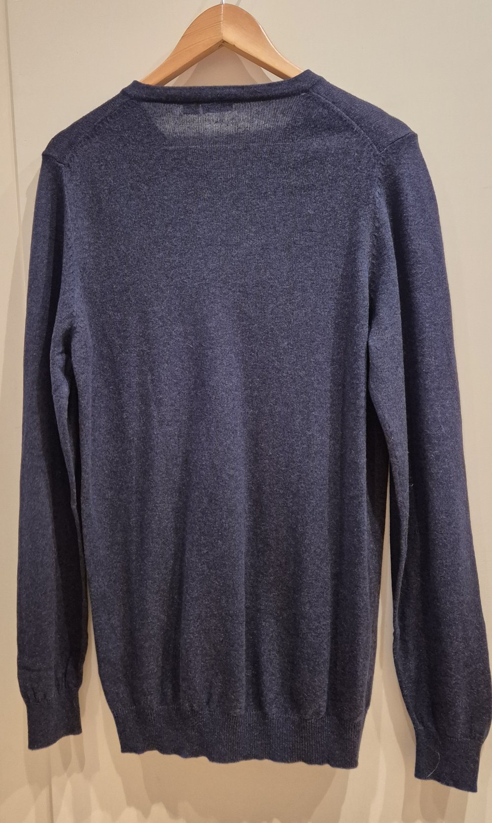 Livergy Pullover Strick blau mit Kaschmir Gr M