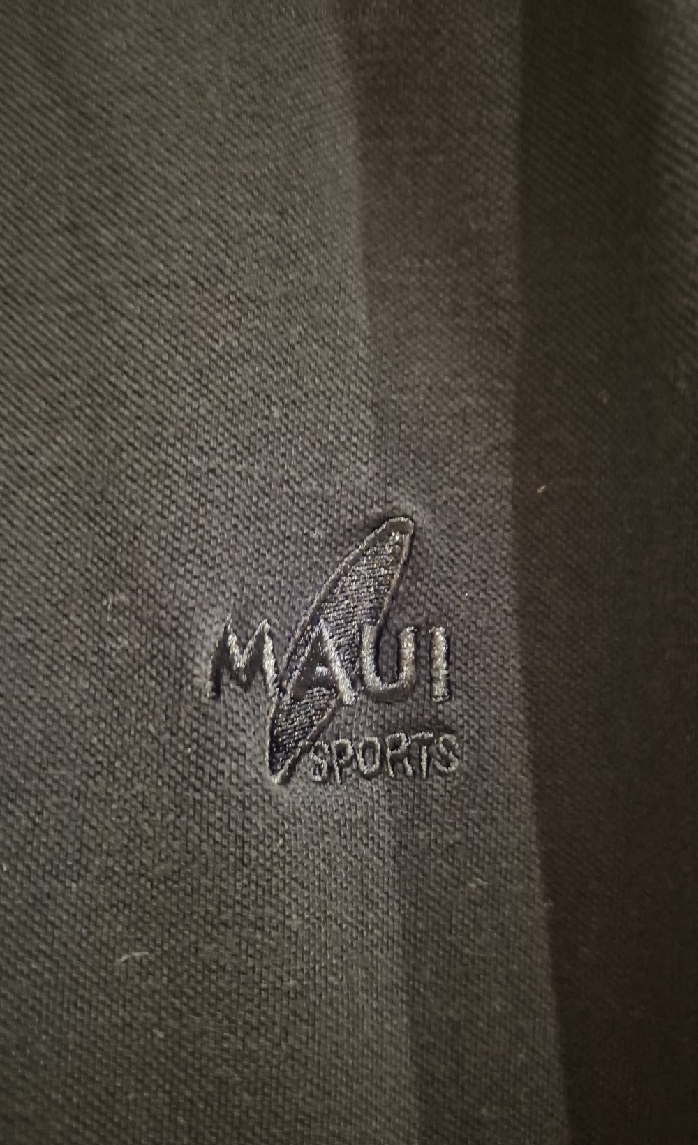 Maui Poloshirt Shirt Polohemd schwarz Gr M