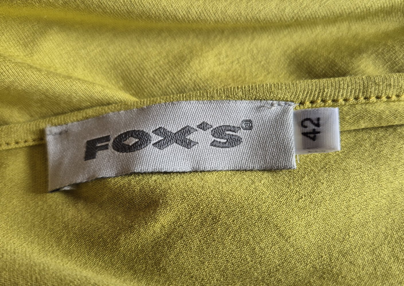 Fox's Langarmshirt Longsleeve 3/4 Arm grün Gr 42