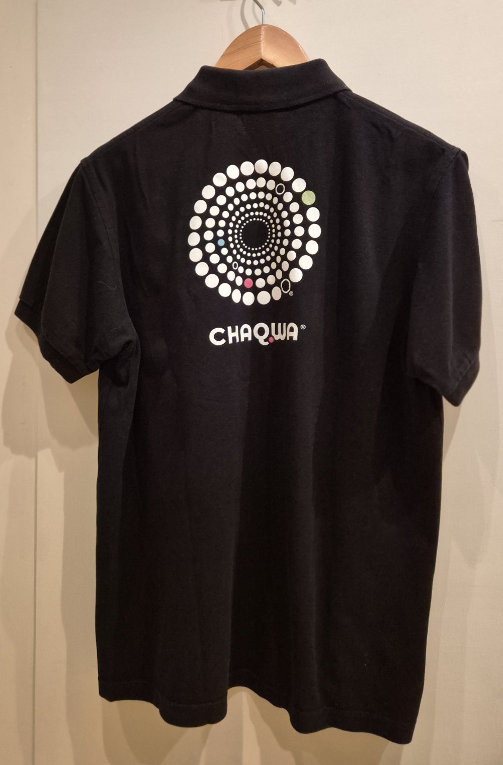 B&C Poloshirt T-Shirt Chaqwa schwarz Gr L