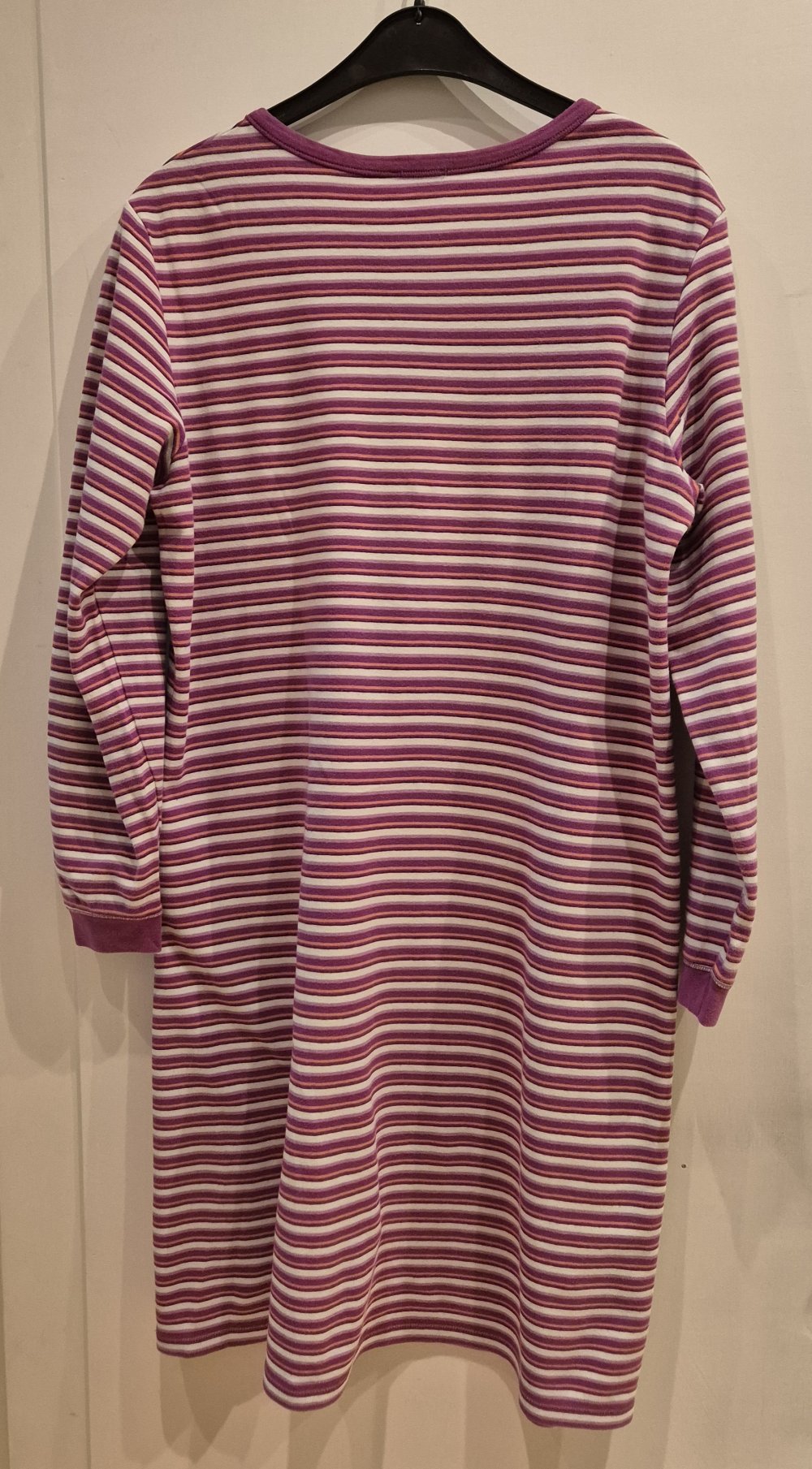 Schiesser Nachthemd gestreift pink orange Gr 40