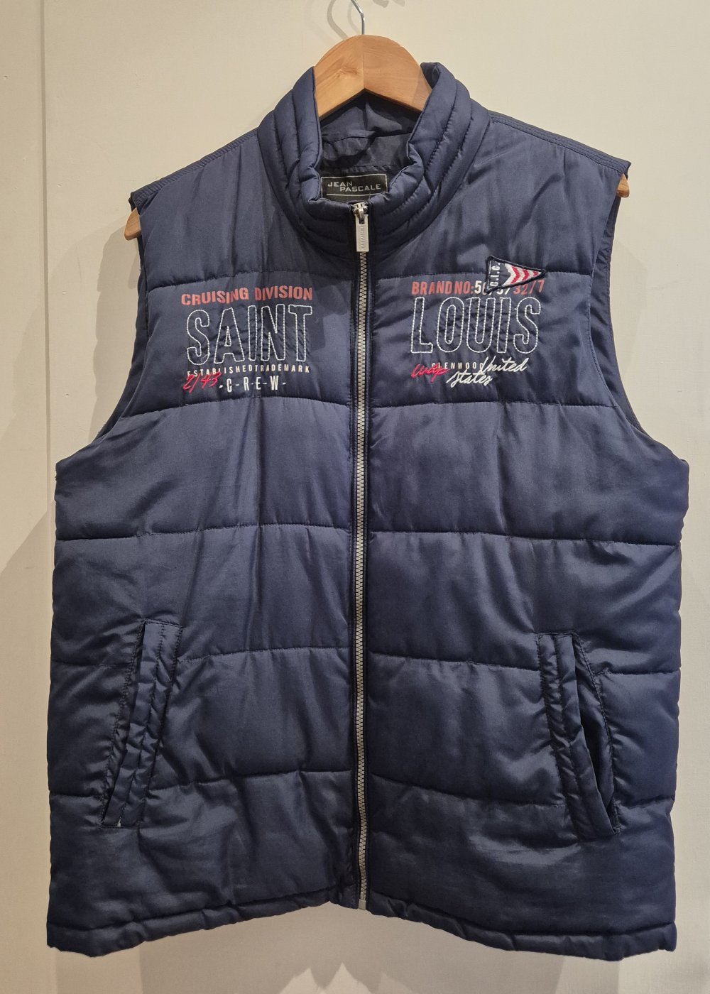 Jean Pascale Weste Steppweste blau Gr L