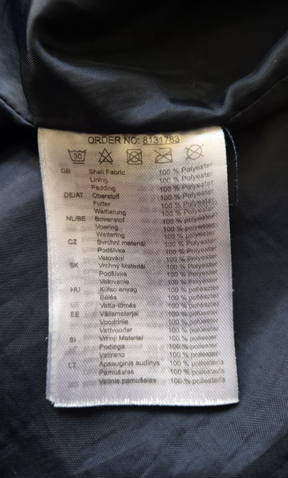 Jean Pascale Weste Steppweste blau Gr L