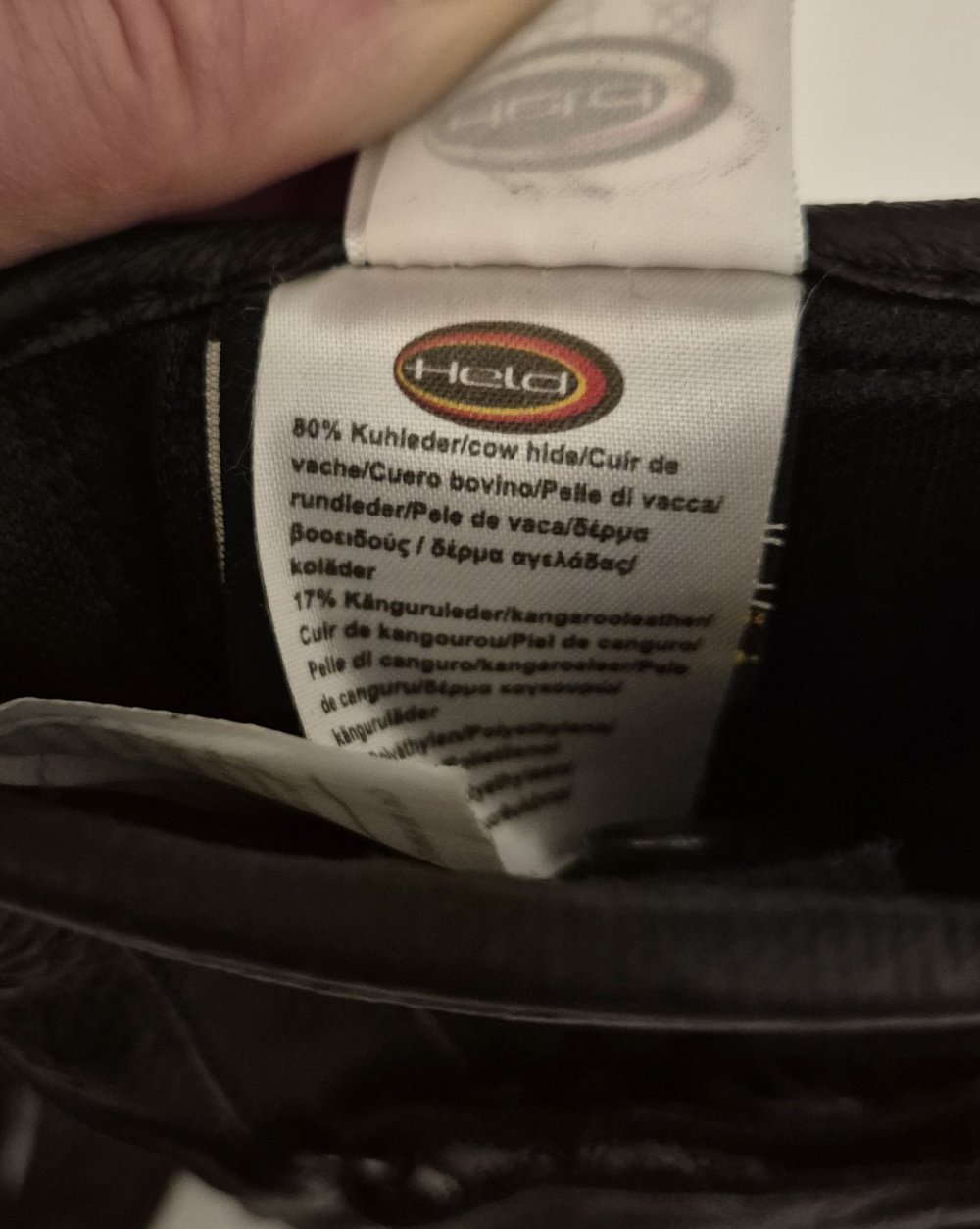 Held Motorradhandschuh Damen 2453 Leder schwarz Gr 7