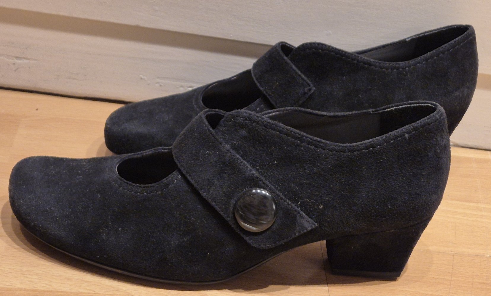 ARA Pumps Schuhe Wildleder schwarz Gr 41