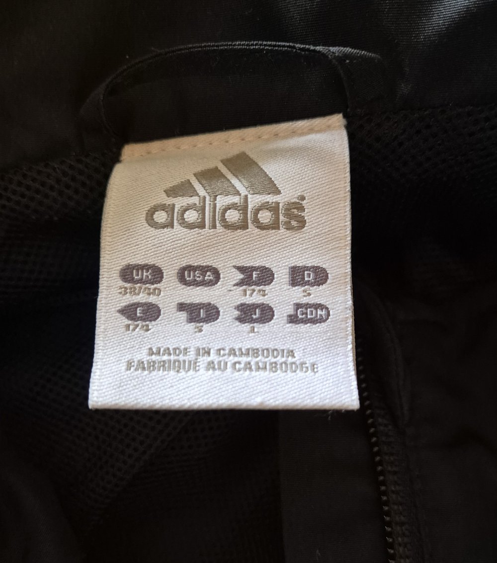 Adidas Trainingsjacke Jacke schwarz Gr S