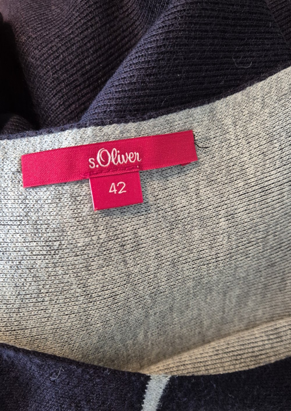 s. Oliver Pullover 3/4 Arm blau Gr 42