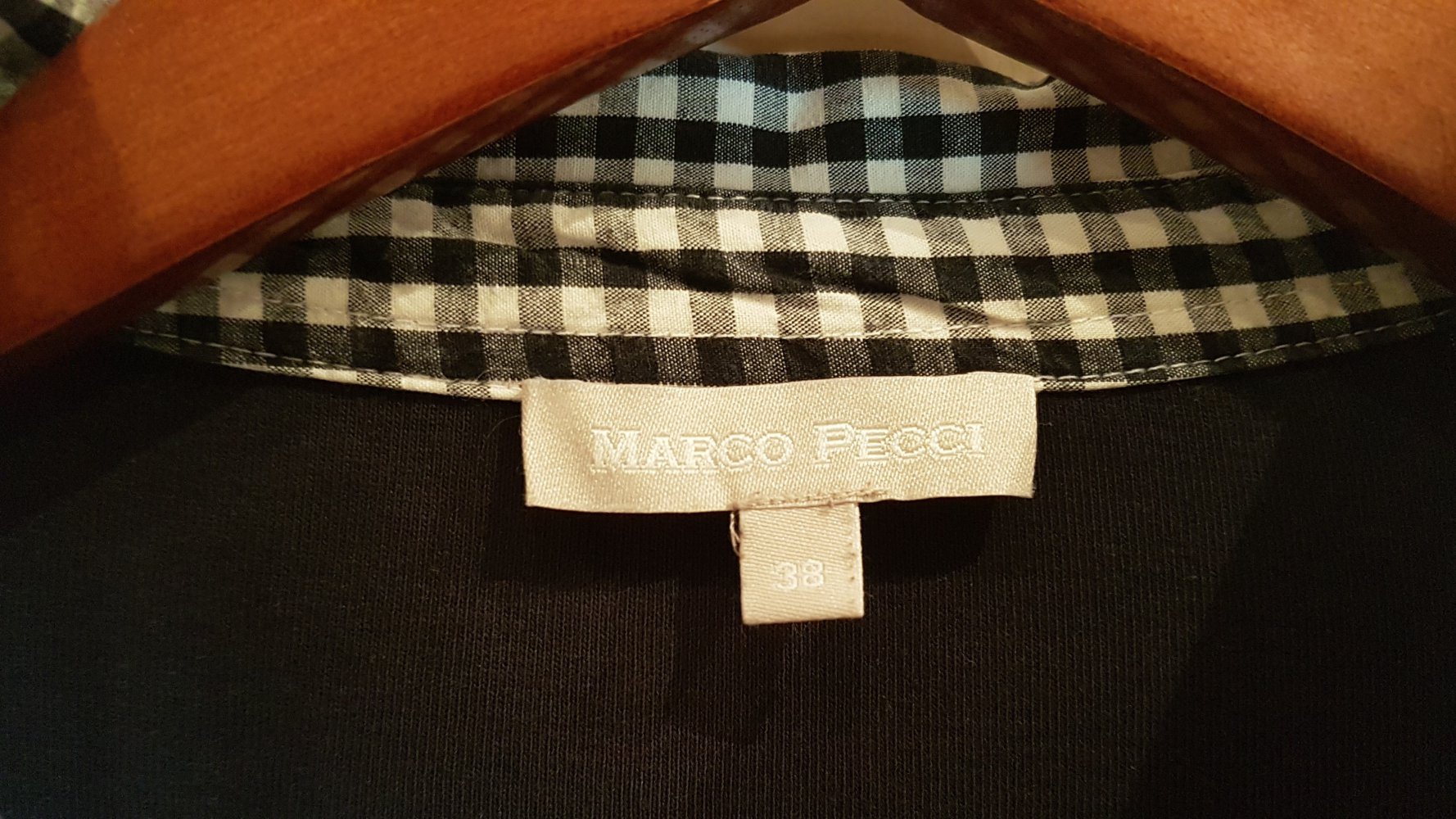 Marco Pecci Langarmshirt 3/4 Arm, blau, Gr. 38