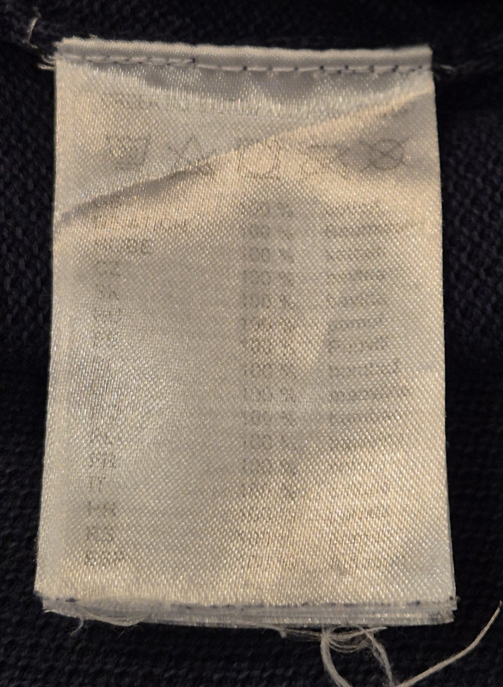 Jean Pascale Shirt Pullover Langarm blau Gr L