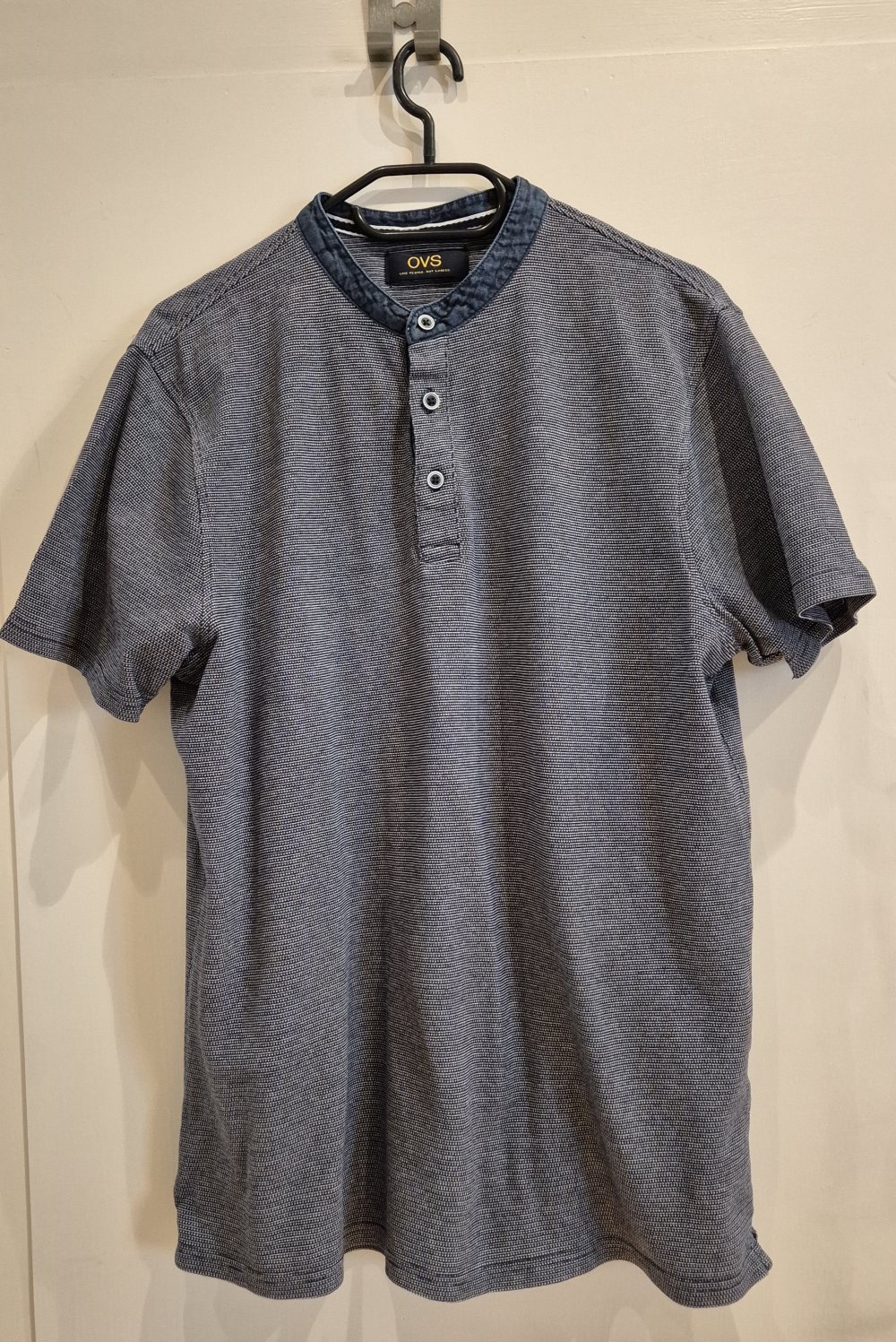 OVS T-Shirt blau weiß Gr L