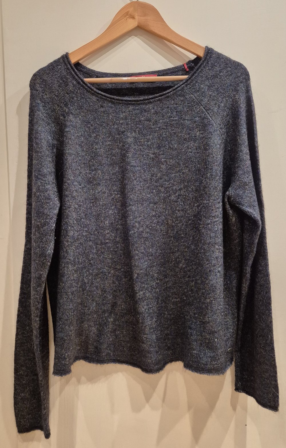 Esprit EDC Pullover Strick blau meliert Gr L