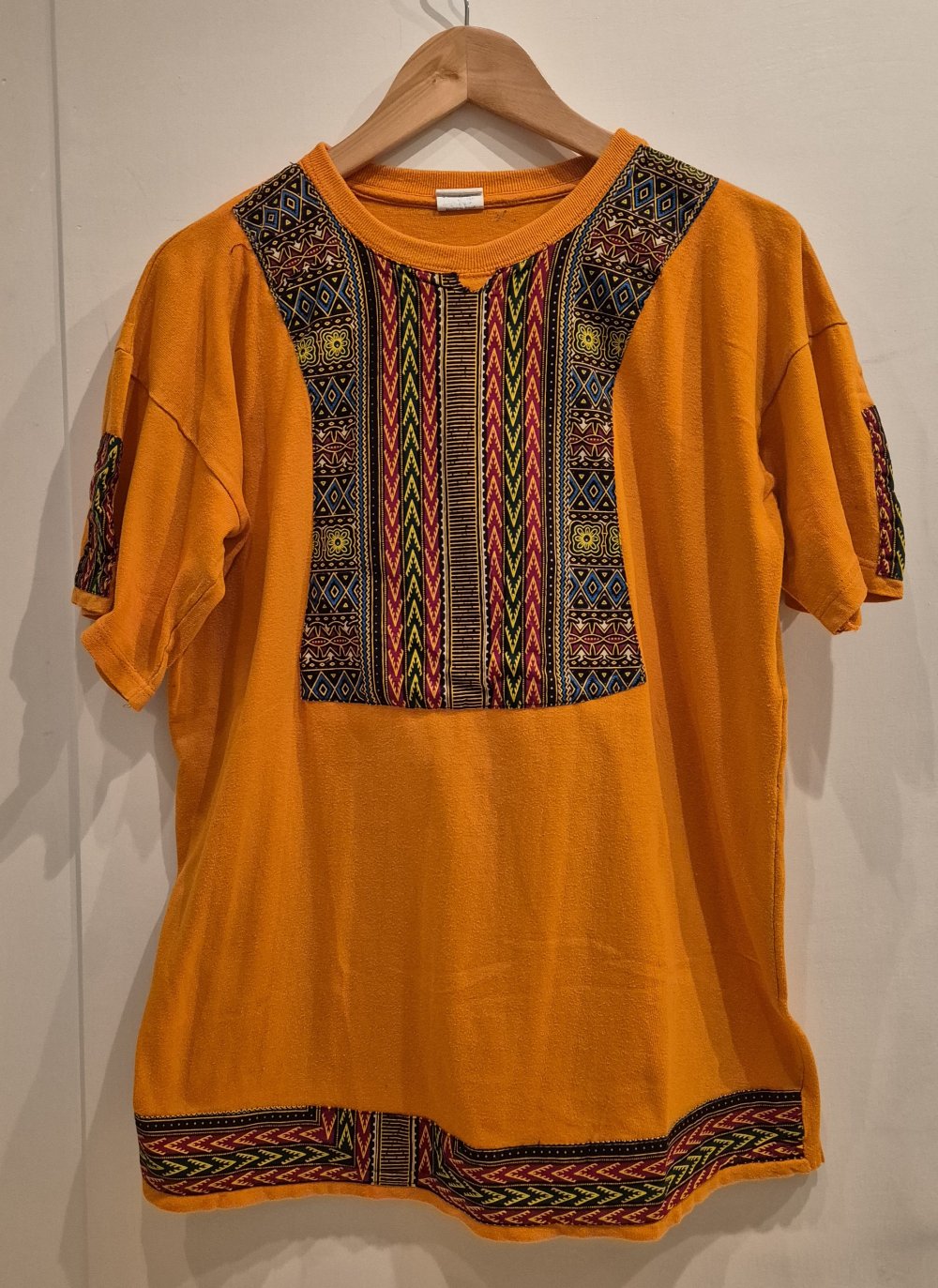 T-Shirt Afrika Kap Verde Ethno orange Gr M
