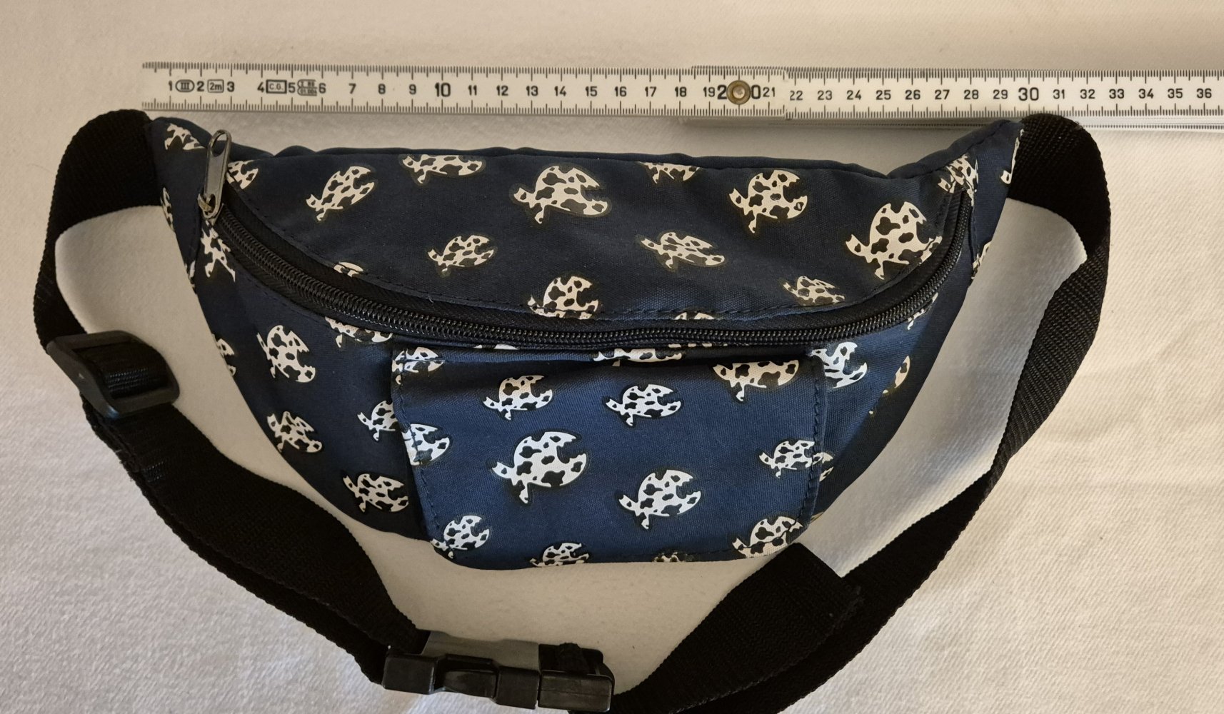 IQ Hip Bag Bauchtasche blau Fische