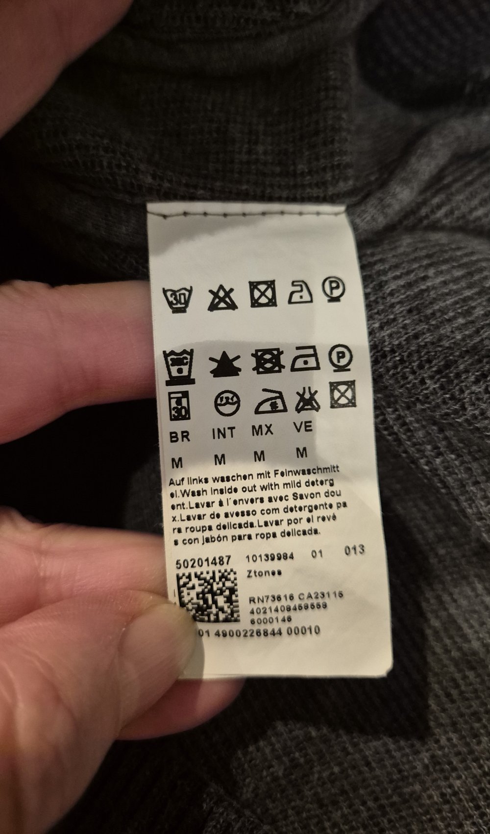 Boss orange Sweatjacke Jascke Bullover blau grau Gr M