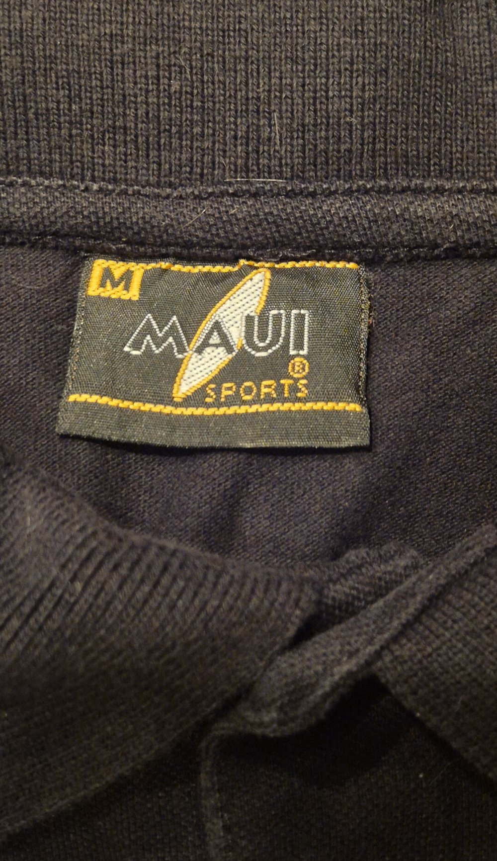 Maui Poloshirt Shirt Polohemd schwarz Gr M