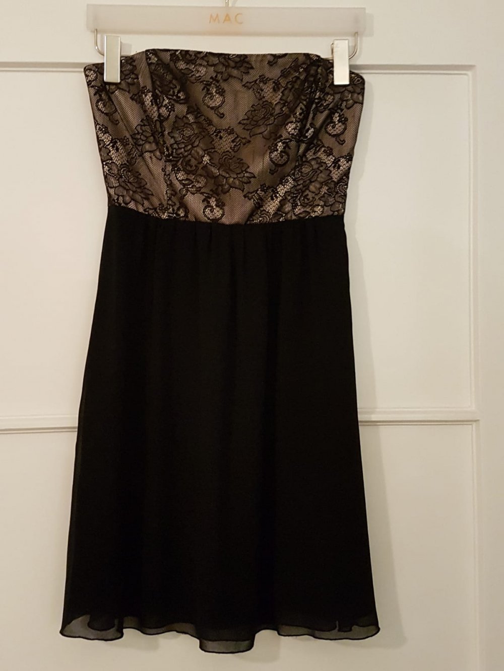 Zero Cocktailkleid schwarz, Spitze, Gr. 34